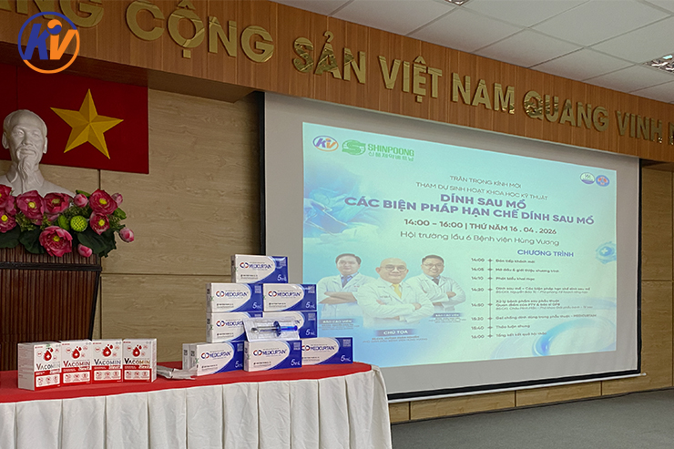 Kovina Pharma Kết Hợp Cùng Bệnh Viện Hùng Vương Tại Hội Thảo "Giải Pháp Phòng Ngừa Dính Sau Phẫu Thuật"